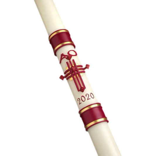Crux Trinitas | Sculptwax | Paschal Candle