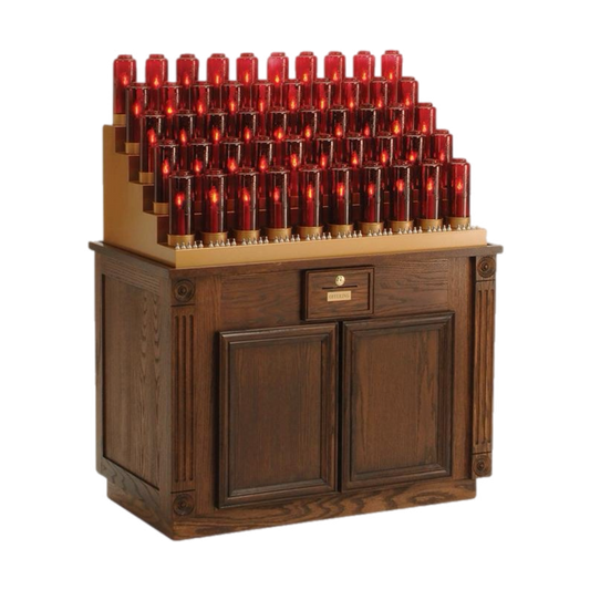 Oak Cabinet | Electric Votive Stand | 750 CAB Series