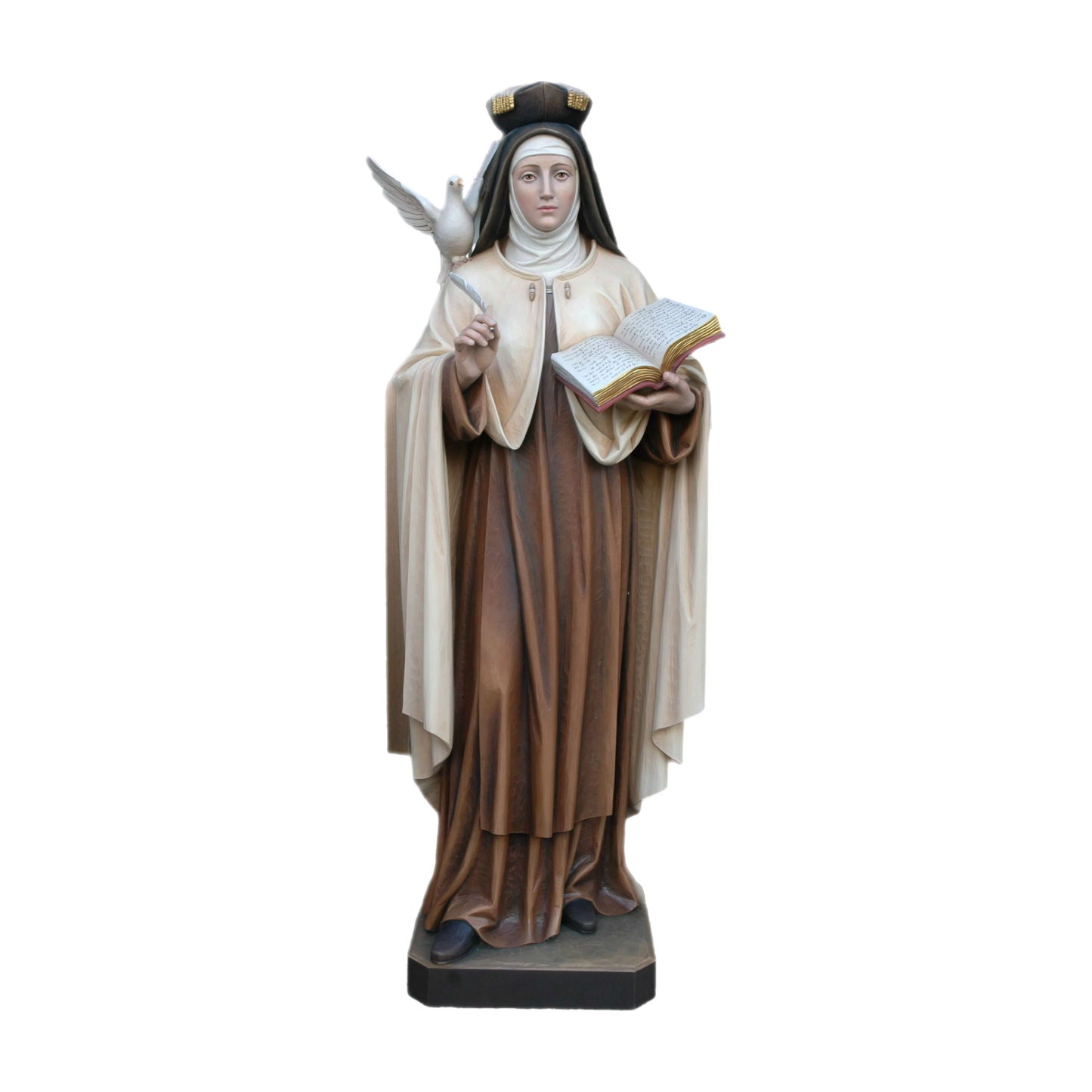 St. Teresa Availa | Ferdinand Stuflesser 1875 | Hand-carved Statuary