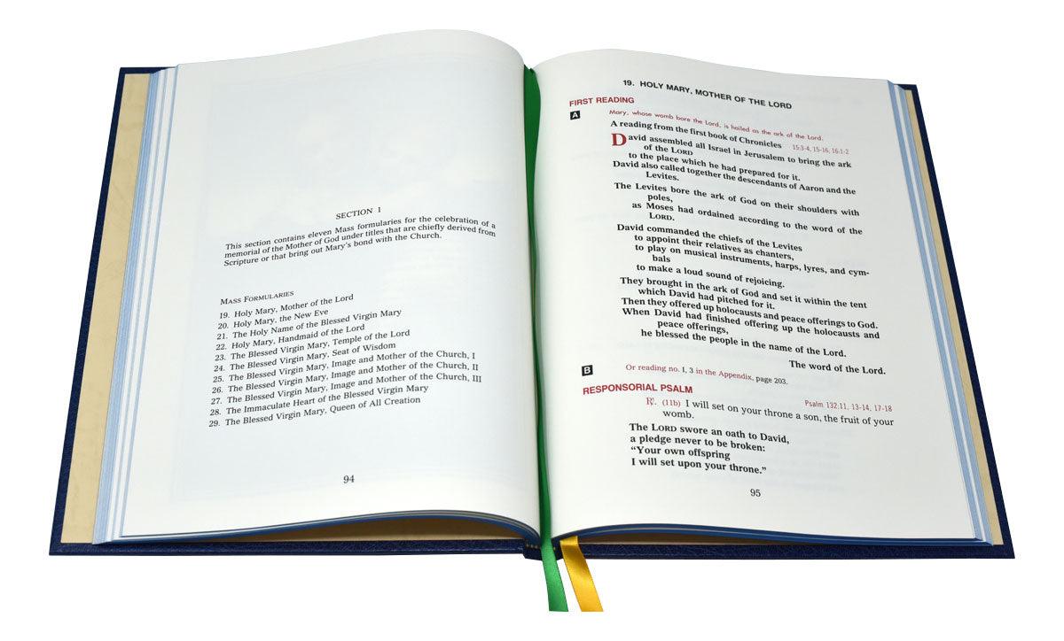 Collection of Masses of B.V.M. (VOL. 2) Lectionary 27/22