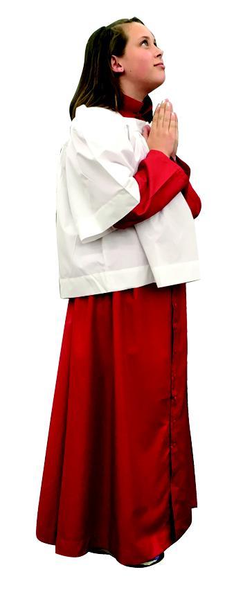 562R Red Altar Server Cassock