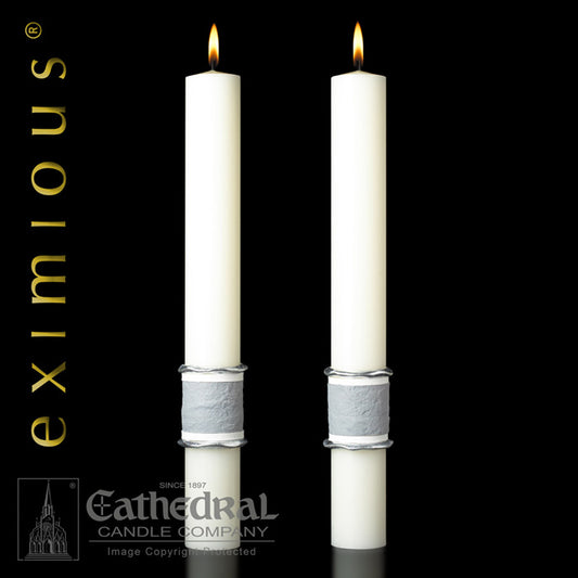EXIMIOUS "WAY OF THE CROSS" COMPLEMENTING ALTAR CANDLES