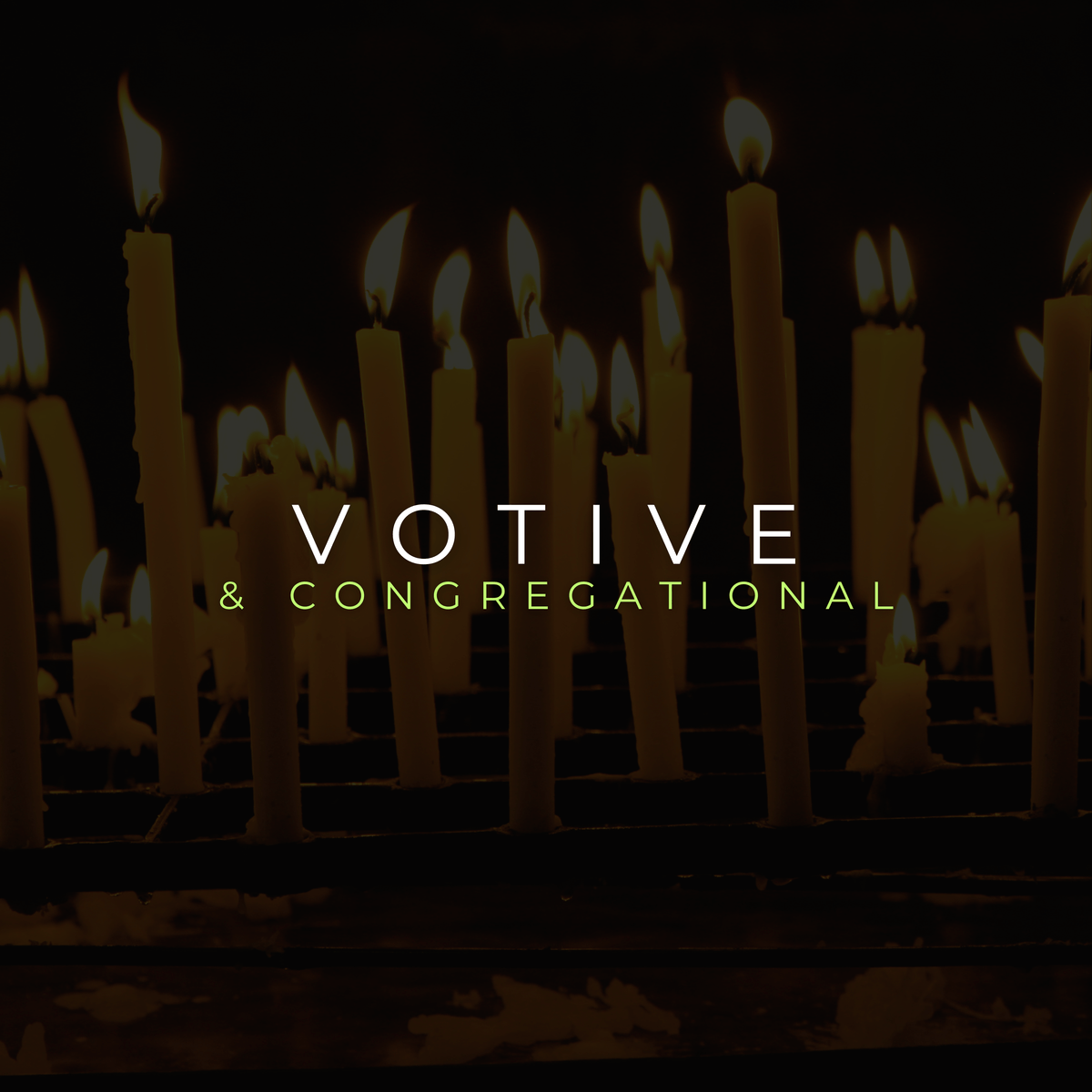 Stearine White Molded Candles - Ste. Emilion Church Goods