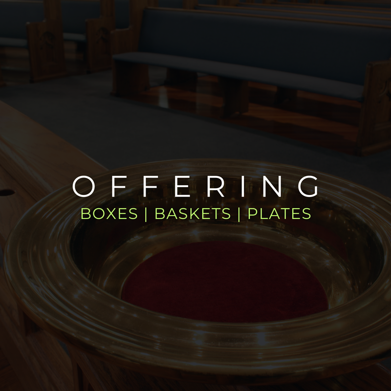 Offering Boxes - Ste. Emilion Church Goods