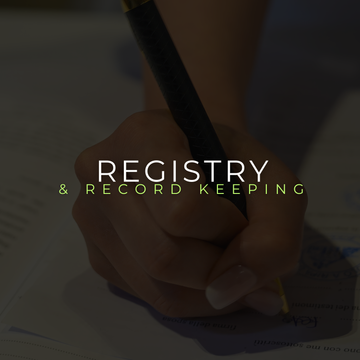 Registry & Record Keeping