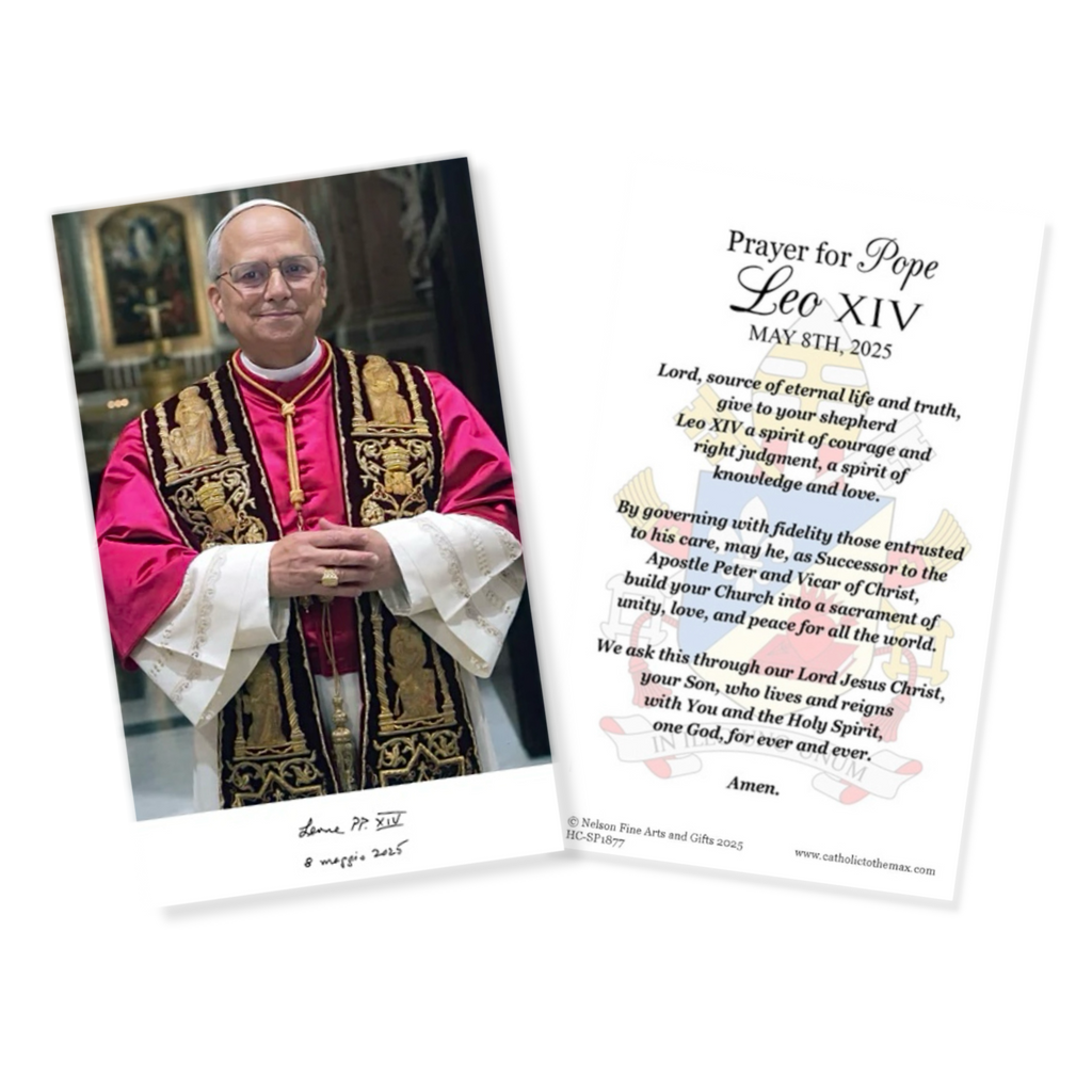Pope Leo XIV Official Portrait 3"x5" Holy Cards | HC2-1877