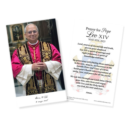 Pope Leo XIV Official Portrait 3"x5" Holy Cards | HC2-1877