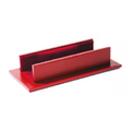 Alviti Creations 10-920RED leather bound book stand, red leather