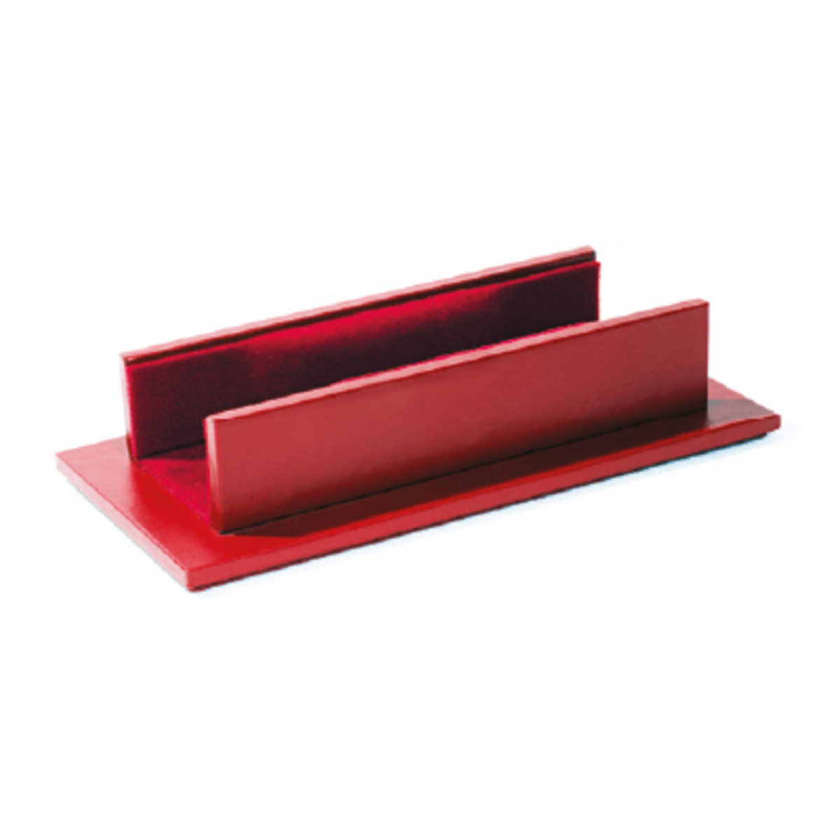 Alviti Creations 10-920RED leather bound book stand, red leather