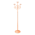 Excelsis 1100-199 wedding candelabra in bronze with intertwined rings