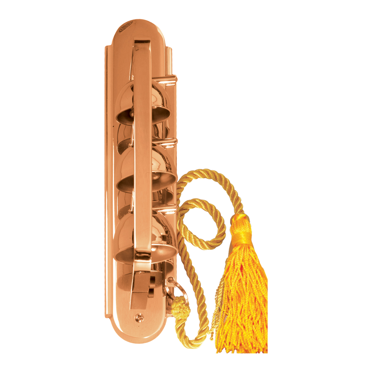 Excelsis 1100-44 bronze sanctuary wall bells with tasseled pull cord