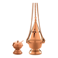 Excelsis 1114-123 censer shown with optional hinged incense boat