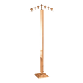 Excelsis 200-11 seven-light candelabra in high-polish bronze — exact 2026 catalog photograph. Alternate metal and finish options not pictured.