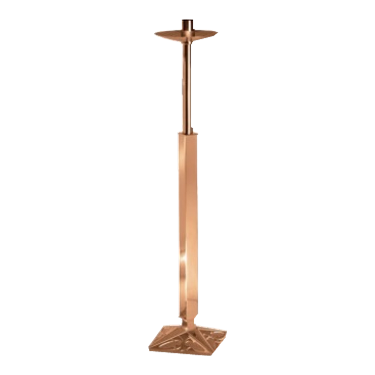 Excelsis 200-206 processional candlesticks, high-polish bronze as pictured — exact 2026 catalog photograph. Other metal/finish options not pictured.