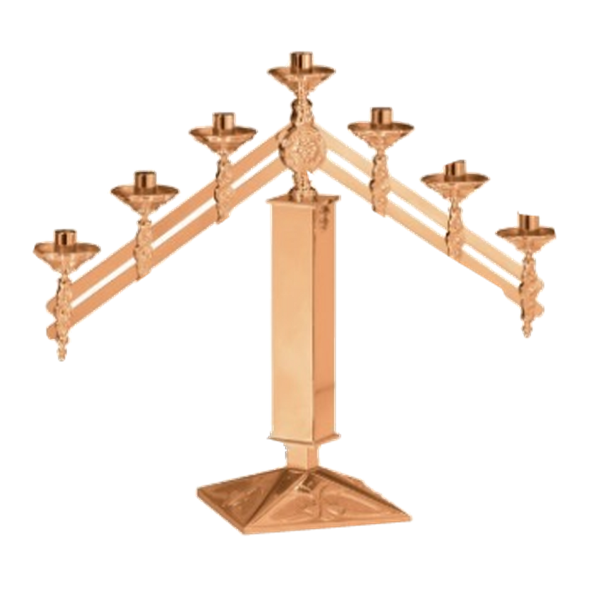 Excelsis 200-9, high-polish bronze seven-light configuration as pictured — exact 2026 catalog photograph. Other metal and finish options not pictured.