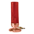 Excelsis 216-201-14 bronze electric sanctuary lamp with red cylinder and cord