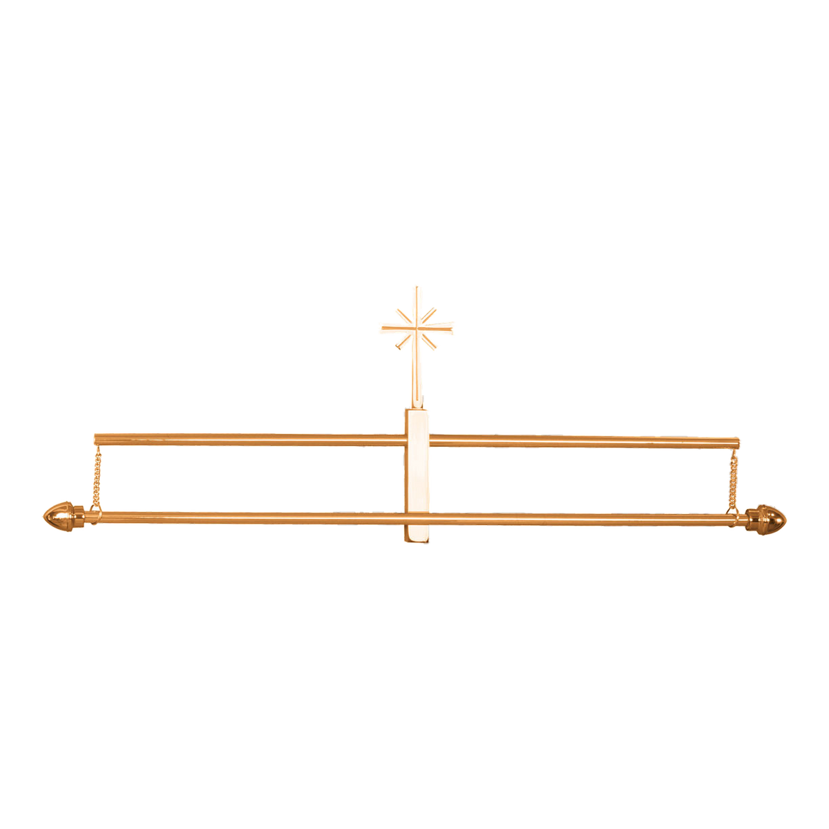 Excelsis 216-217 wall mounted banner hanger with cross and starburst
