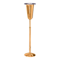 Excelsis 216-218 standing vase shown in brass with aluminum liner