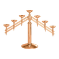 Excelsis 216-9 seven-light candelabra in high-polish bronze — exact 2026 catalog photograph. Alternate metal and finish options not pictured.
