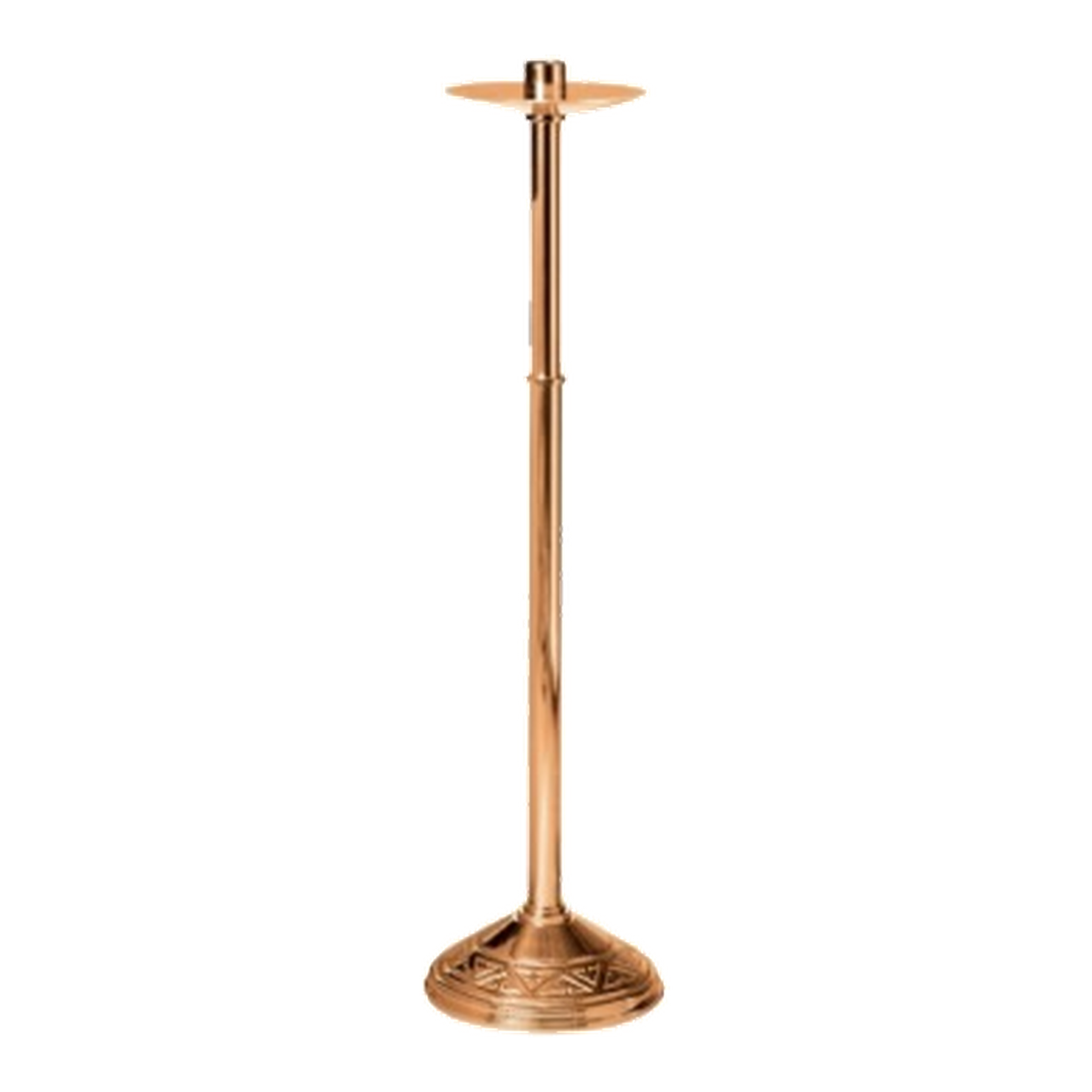 Excelsis 240-175 processional candlestick in pictured high-polish bronze