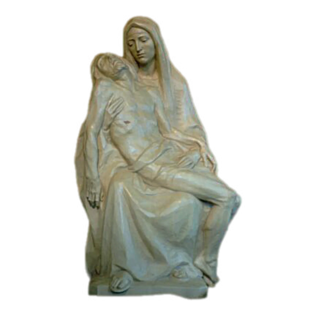 Statue of the Pieta | Ferdinand Stuflesser 1875 | Hand-carved Statuary – alternate view 2