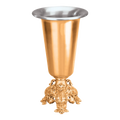 Excelsis 389-58 altar vase shown in brass with aluminum liner