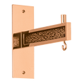 Excelsis 406-80 sanctuary lamp wall bracket shown in bronze