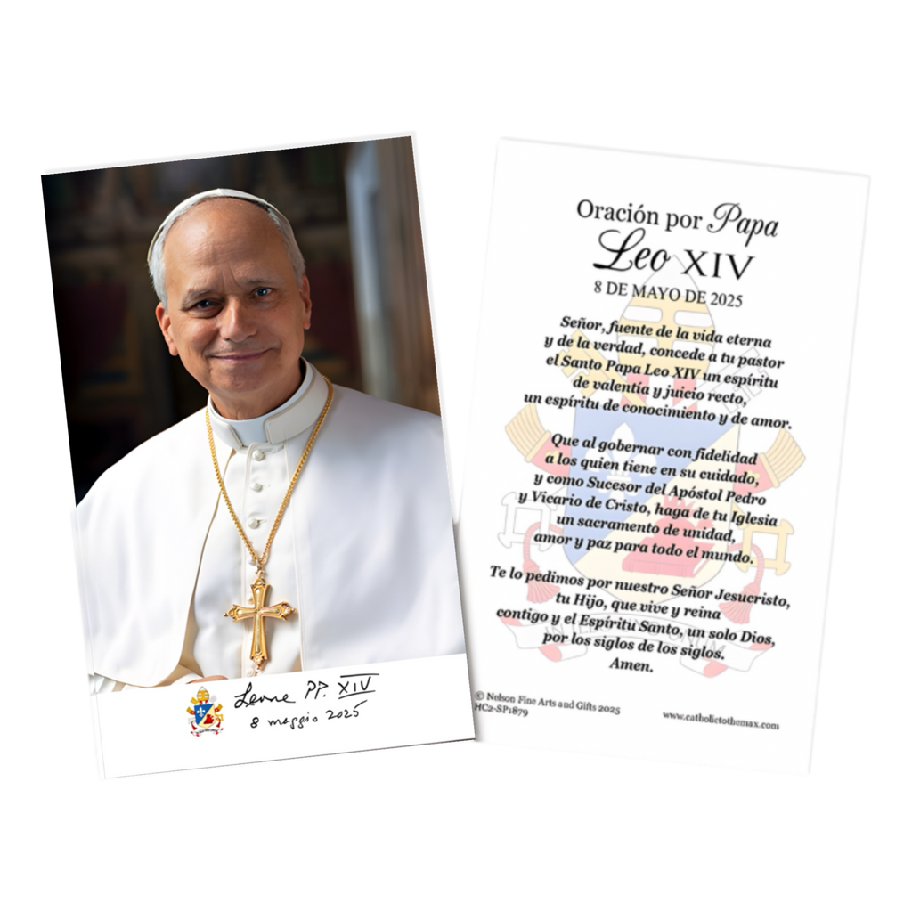 Pope Leo XIV Official Portrait 3"x5" Holy Cards | Spanish | HC2-SP1879