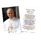 Pope Leo XIV Official Portrait 3"x5" Holy Cards | Spanish | HC2-SP1879