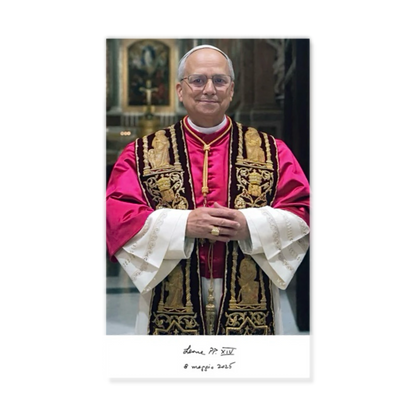 Pope Leo XIV Official Portrait 3"x5" Holy Cards | HC2-1877