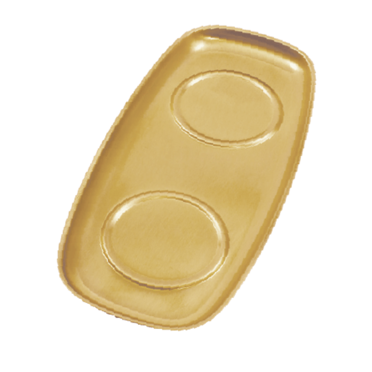 Alviti Creations 504B solid brass cruet tray