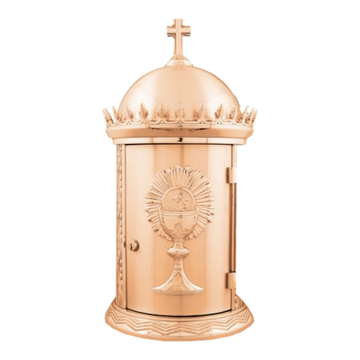 Excelsis 5400 bronze tabernacle in high polish / satin combination finish — exact 2026 catalog photograph.