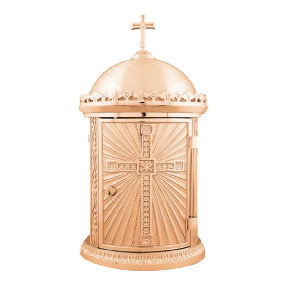Excelsis 5411 bronze tabernacle in high polish / satin combination finish — exact 2026 catalog photograph.