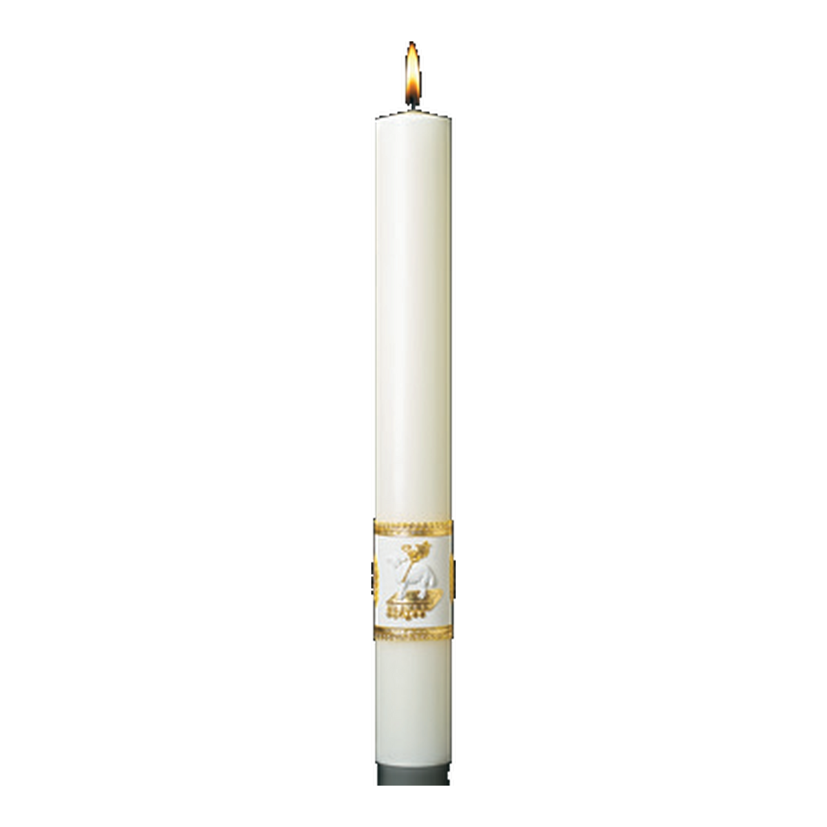 Ornamented | Classic | Complementing Paschal Candles — single candle design shown; sold as a pair