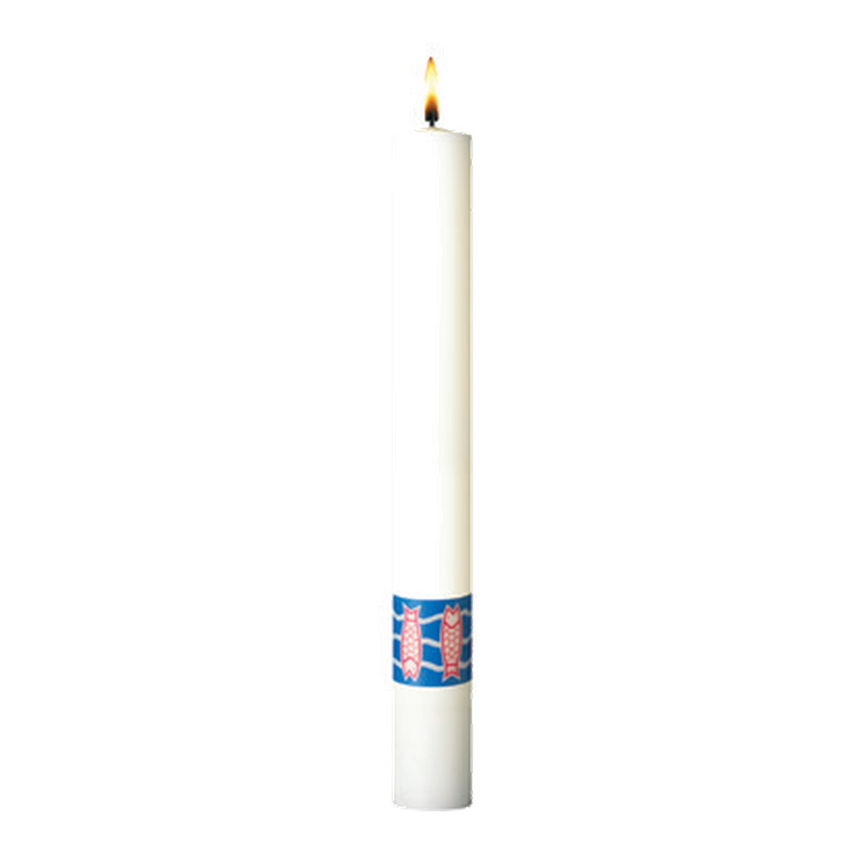 Benedictine | Classic | Complementing Paschal Candles — single candle design shown; sold as a pair