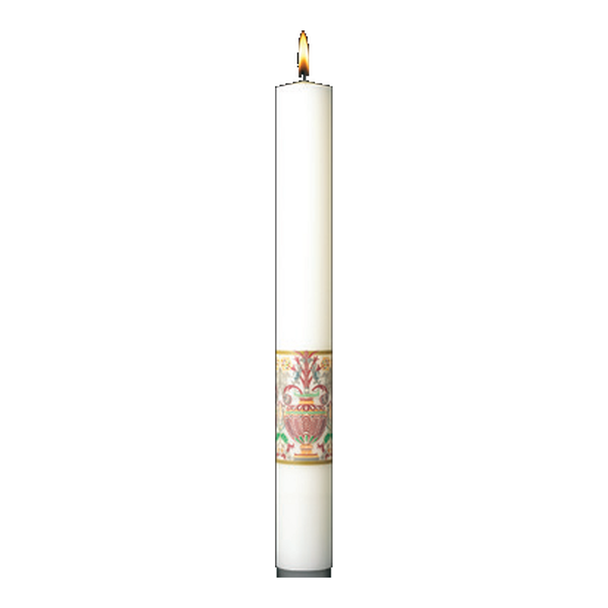 Investiture | Classic | Complementing Paschal Candles — single candle design shown; sold as a pair