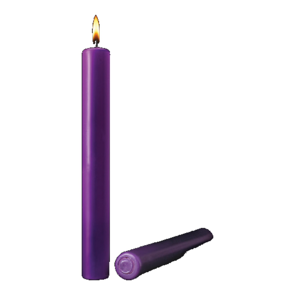 Purple 51% Beeswax Altar Candles — authentic catalog family photograph; size varies by option