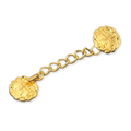 Alviti Creations 8426G cope clasp, 24K gold plate