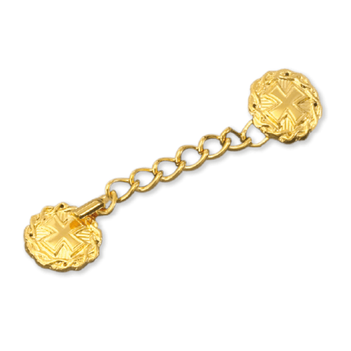 Alviti Creations 8426G cope clasp, 24K gold plate