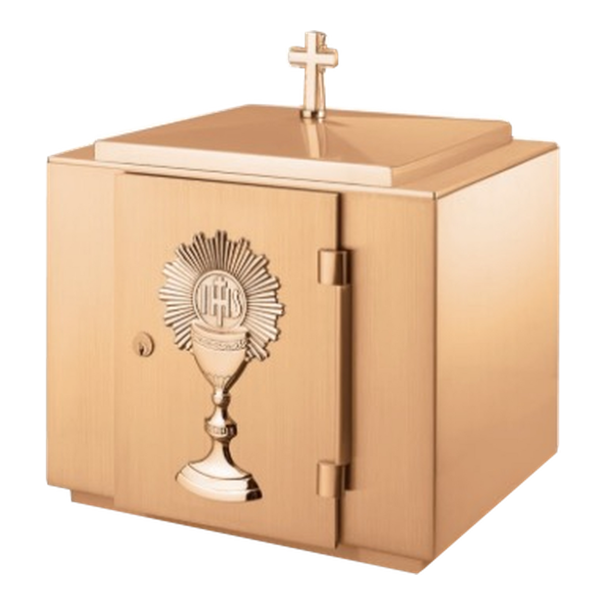 Excelsis 8628 bronze tabernacle in high-polish and satin combination finish — exact 2026 catalog photograph.