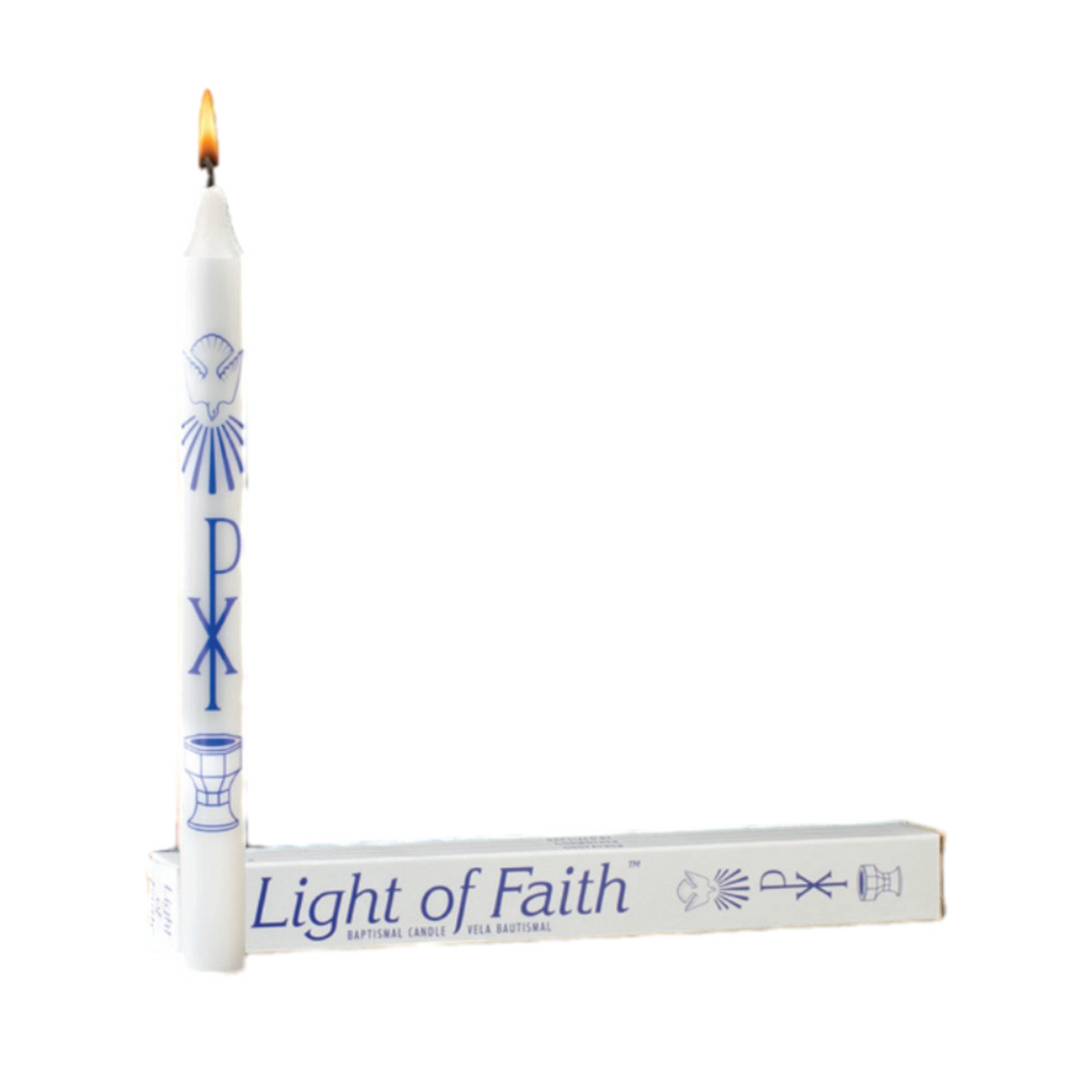 Light of Faith Baptism Candle