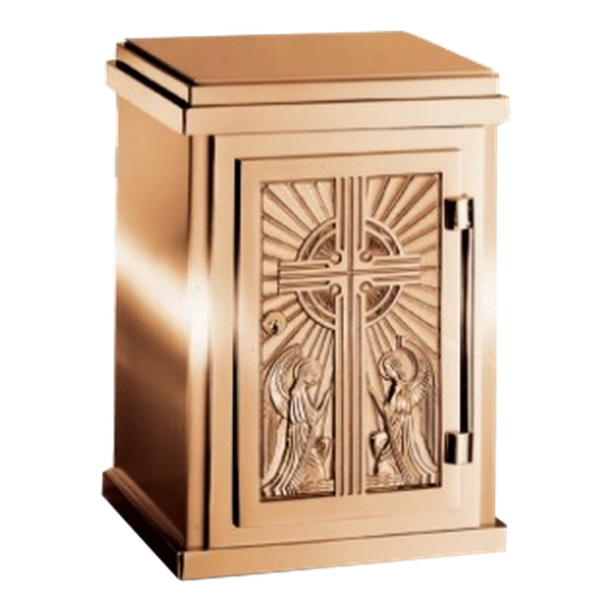 Excelsis 9527 bronze tabernacle in high polish / satin combination finish — exact 2026 catalog photograph.