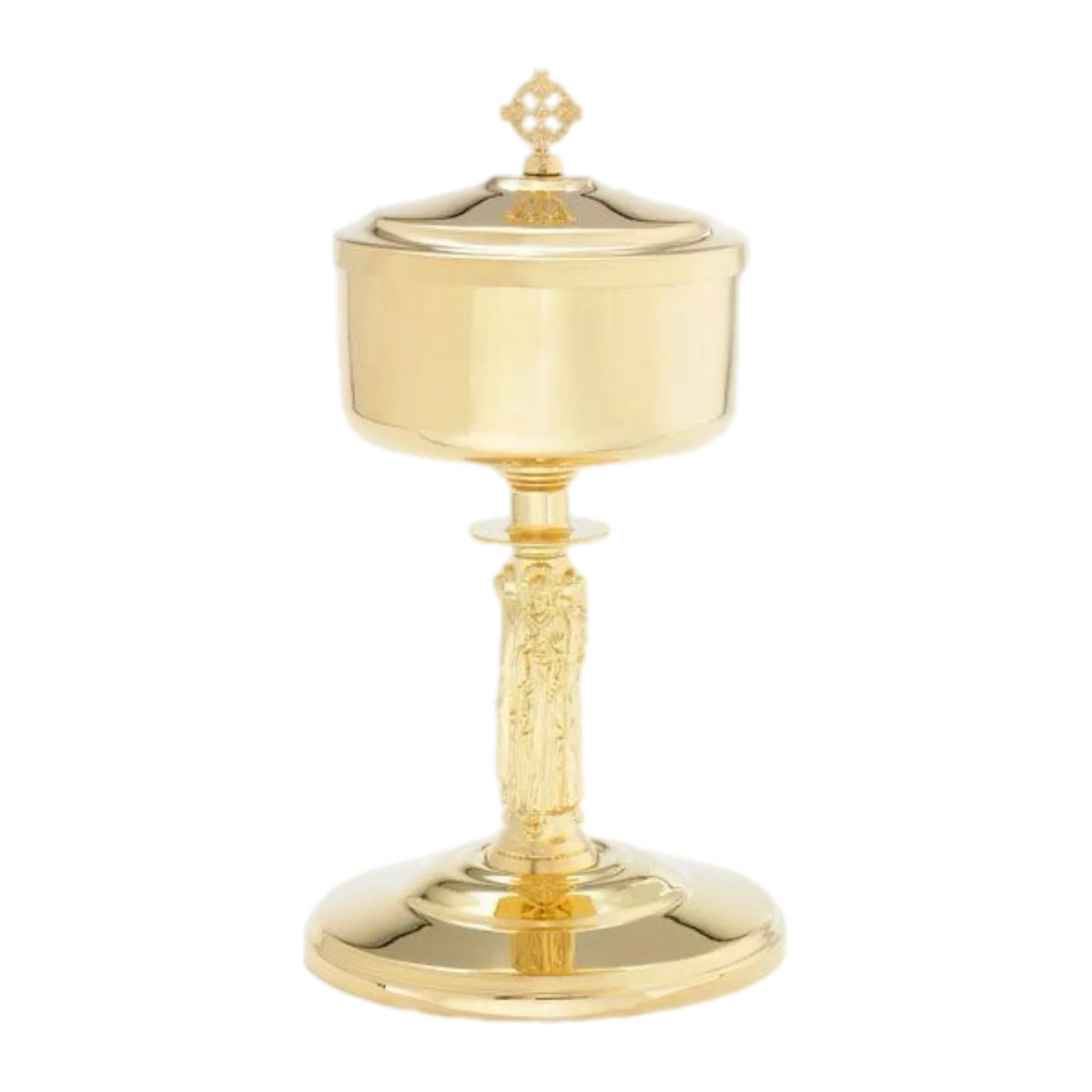 Alviti Creations B-130G gold ciborium with relief stem