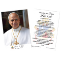 Pope Leo XIV Official Portrait 4x6 Holy Cards | Spanish | HC3-SP1879