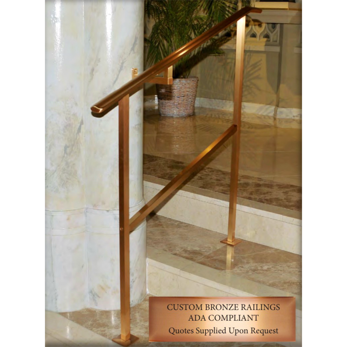 Custom Bronze Railings