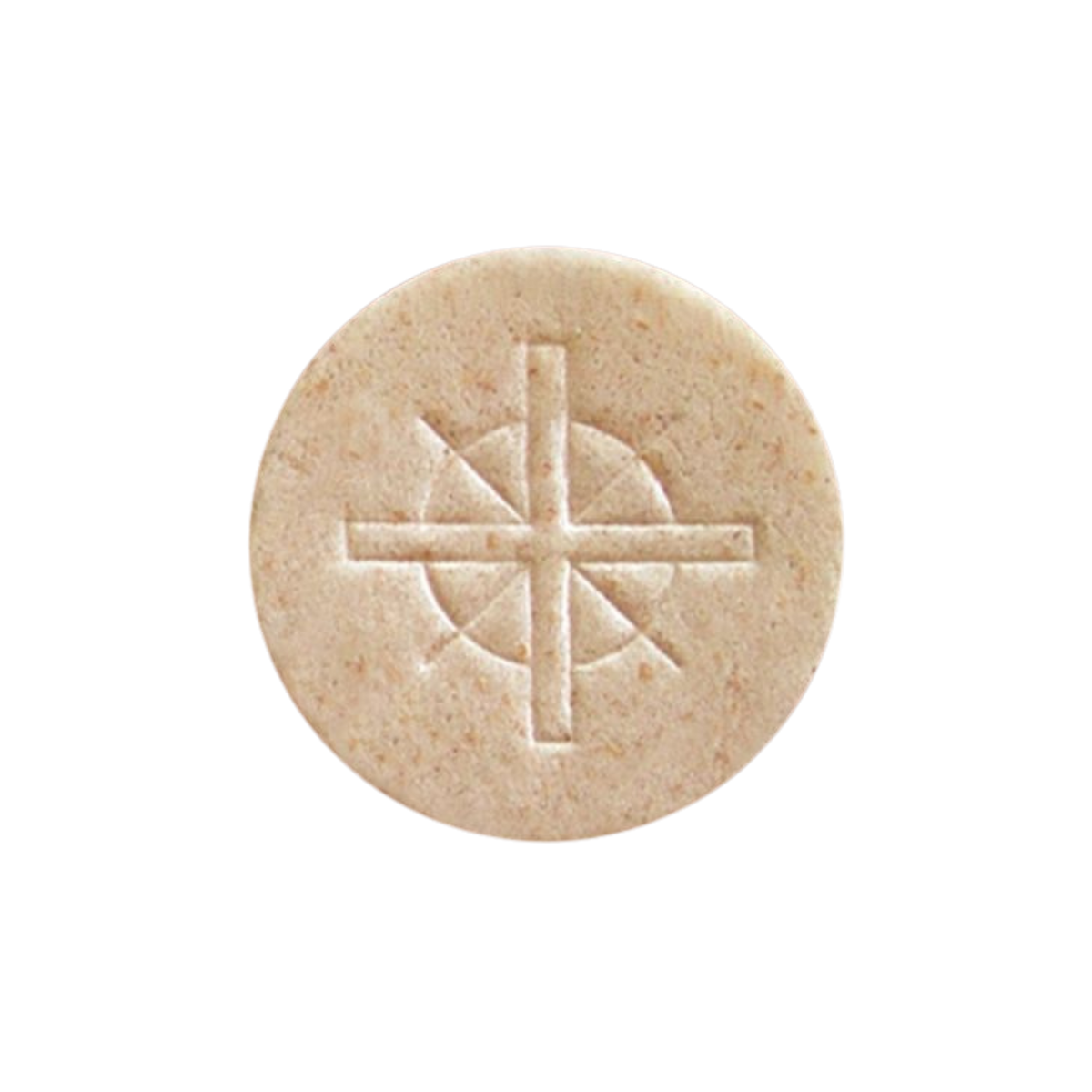 Altar Bread | Whole Wheat Host | Cross Design | 1-1/2" (38mm)