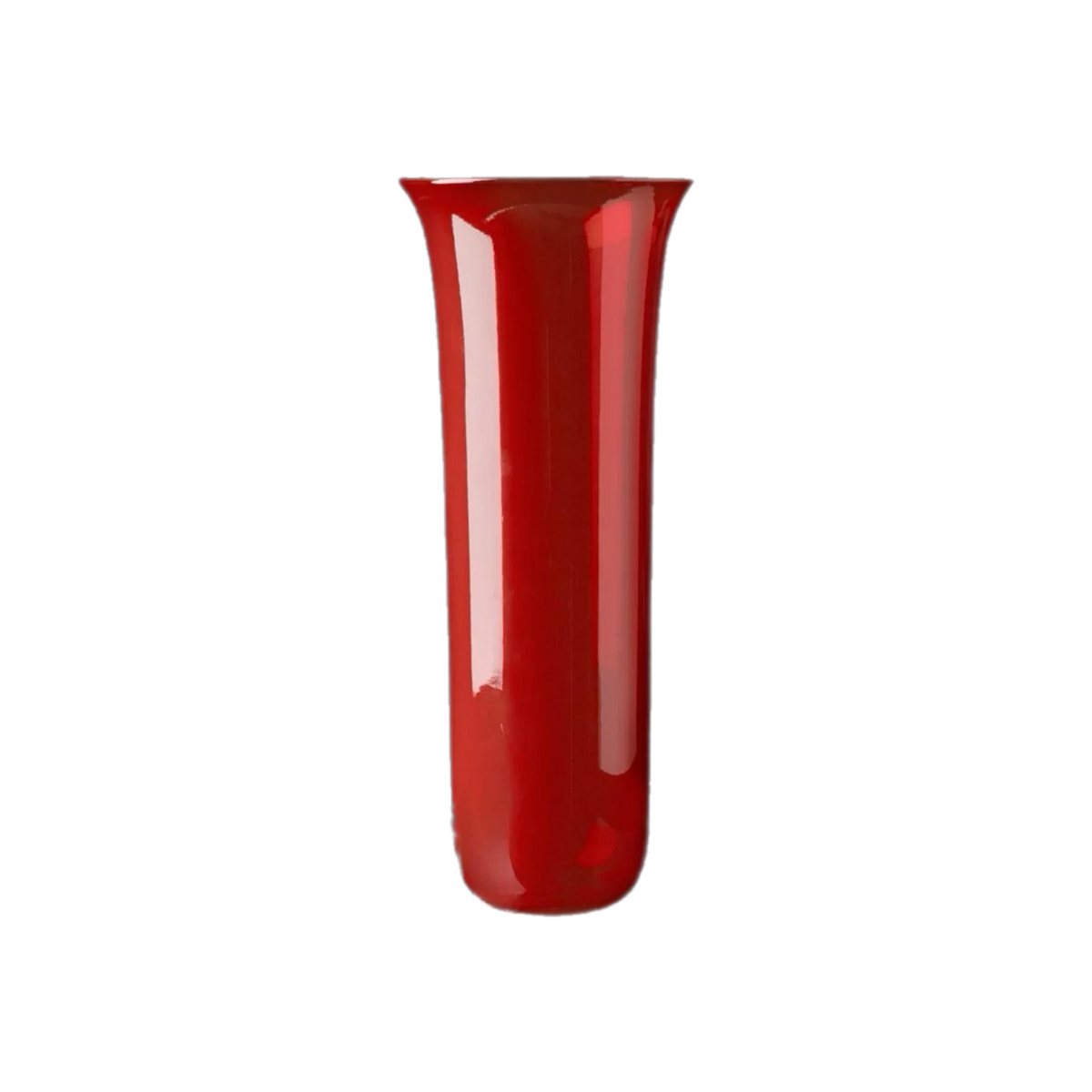 Cathedral Candle Company 14-day sanctuary light globe in ruby glass with flared top