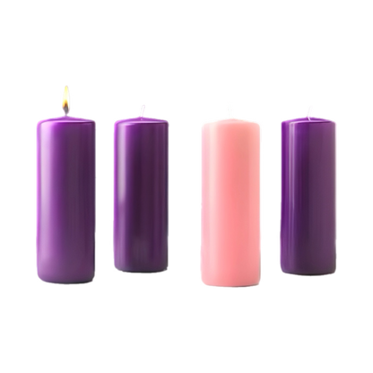 Stearine Pillar Advent Candles