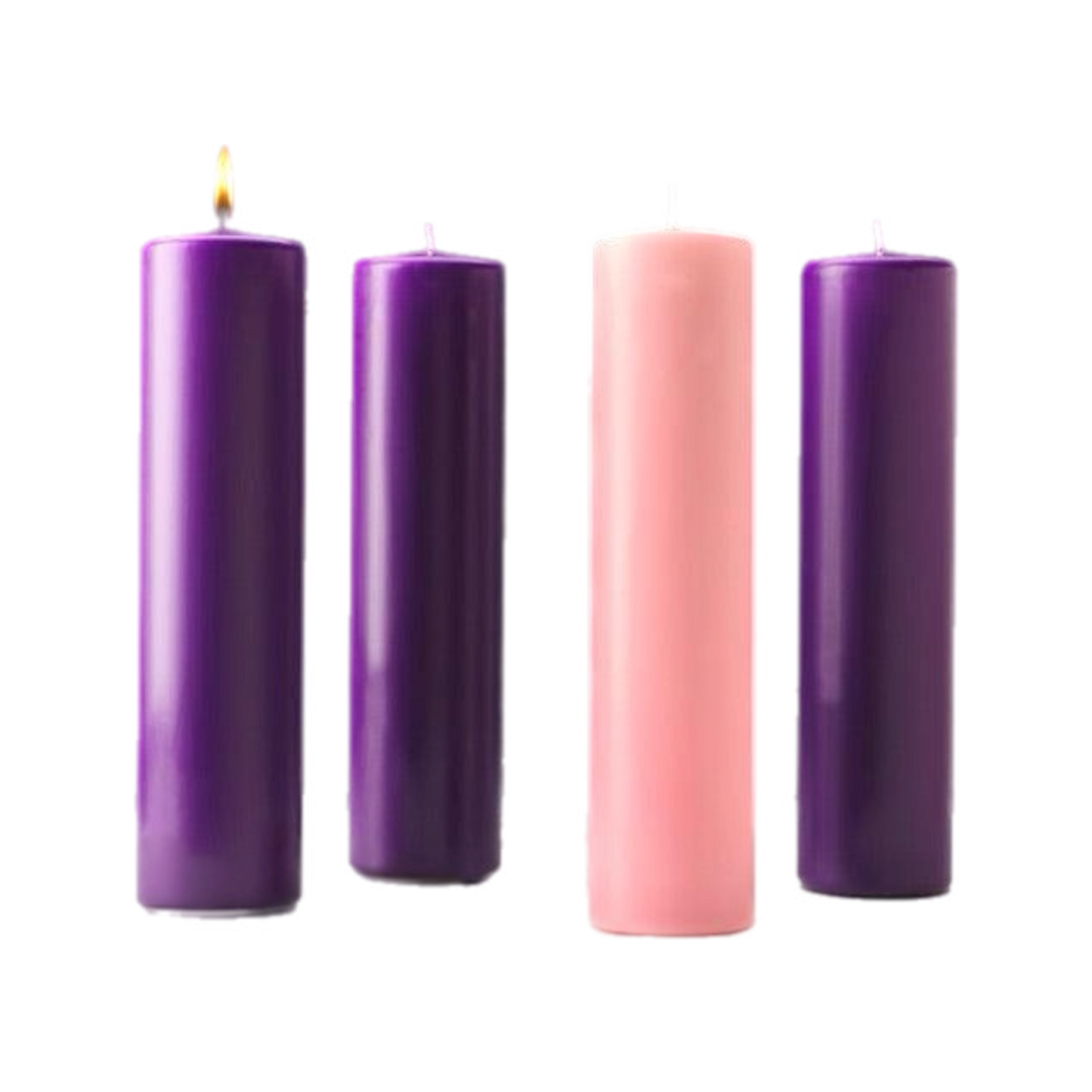 Stearine Pillar Advent Candles