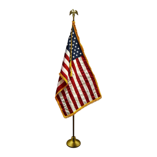 US Flag | Indoor | Oak Pole | Complete Set